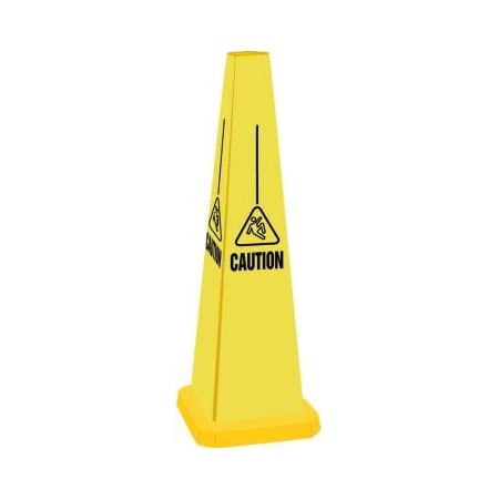Accuform QUADWARNING SAFETY CONES 35 in H PFC352 PFC352